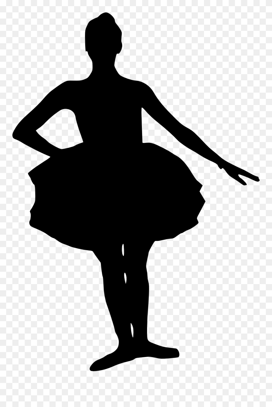 Ballerina Silhouette - Ballerina Silhouette Child Clipart