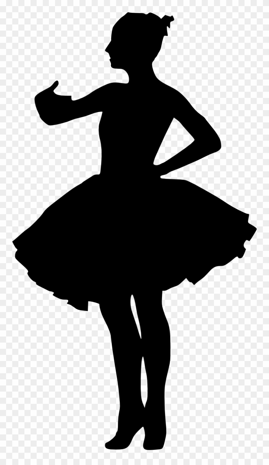Ballerina Silhouette Png Banner Free Download - Ballerina Png Clipart