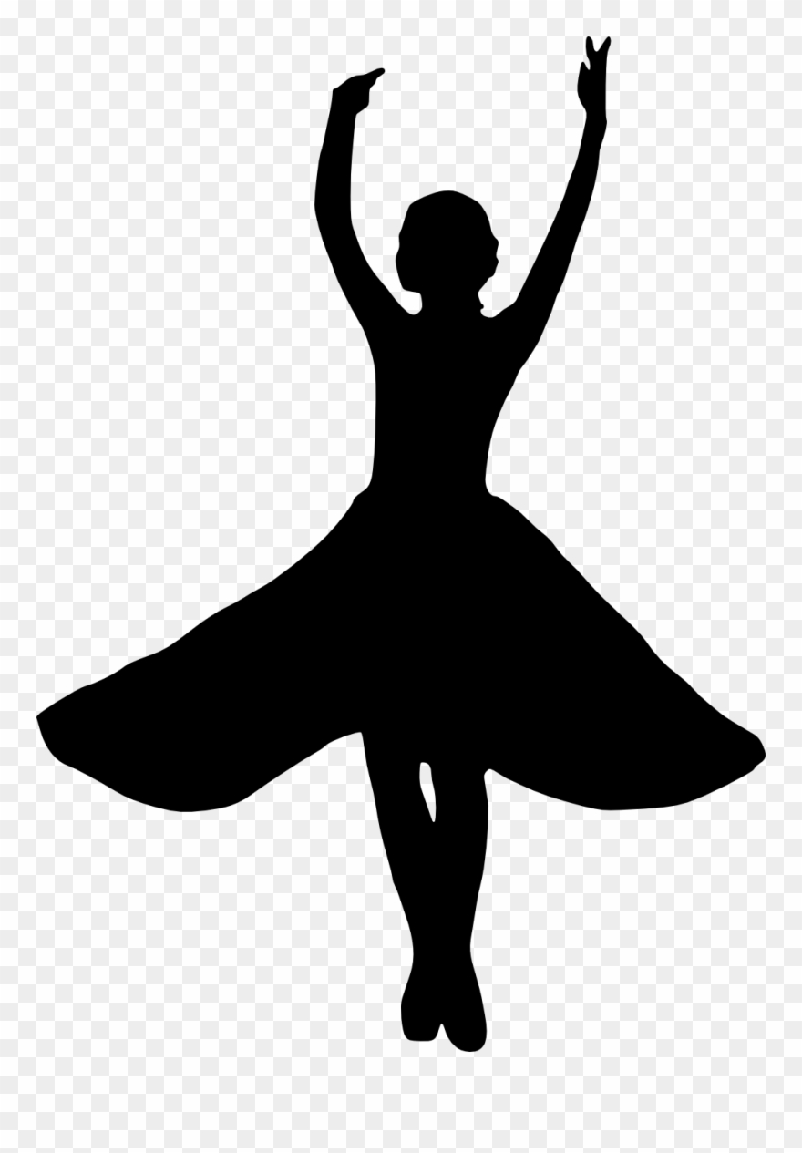 Free Png Ballerina Silhouette Png Images Transparent - Transparent Background Silhouette Ballerina Png Clipart