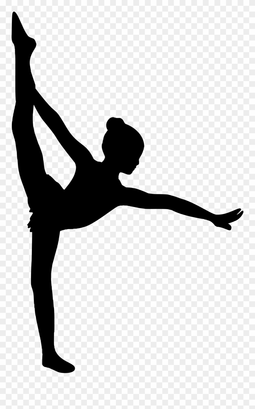 Silhouette At Getdrawings Com Free For Personal - People Ballet Silhouette Png Clipart