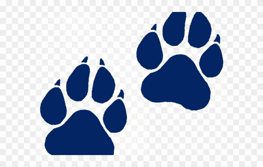 Wildcat Paw Print Transparent Clipart