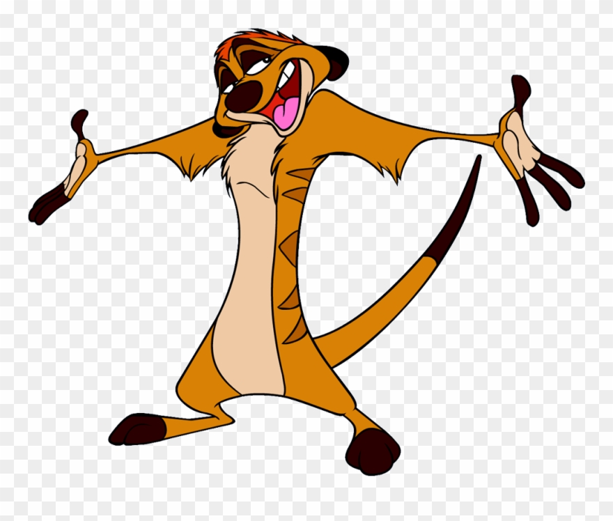 Timon - Cartoon Characters Lion King Clipart