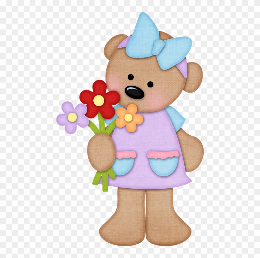 Girl Stuff - Bear Clipart