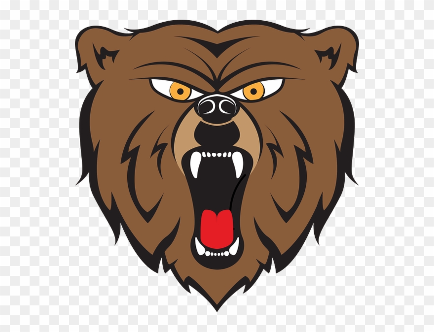 Cartoon Angry Bear Clipart