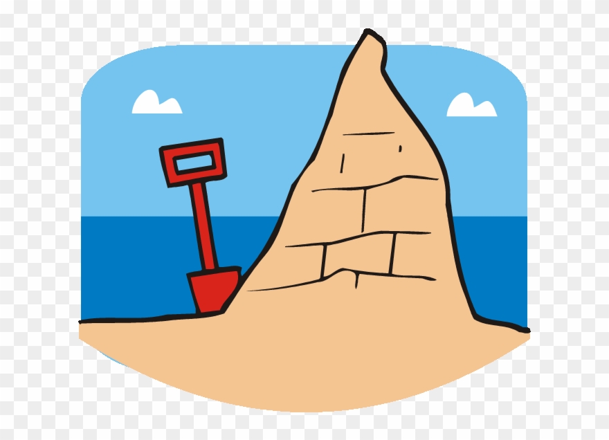 Animated Sand Castle Clipart Hat H&m Clip Art - Animated Gif Castle Sand - Png Download