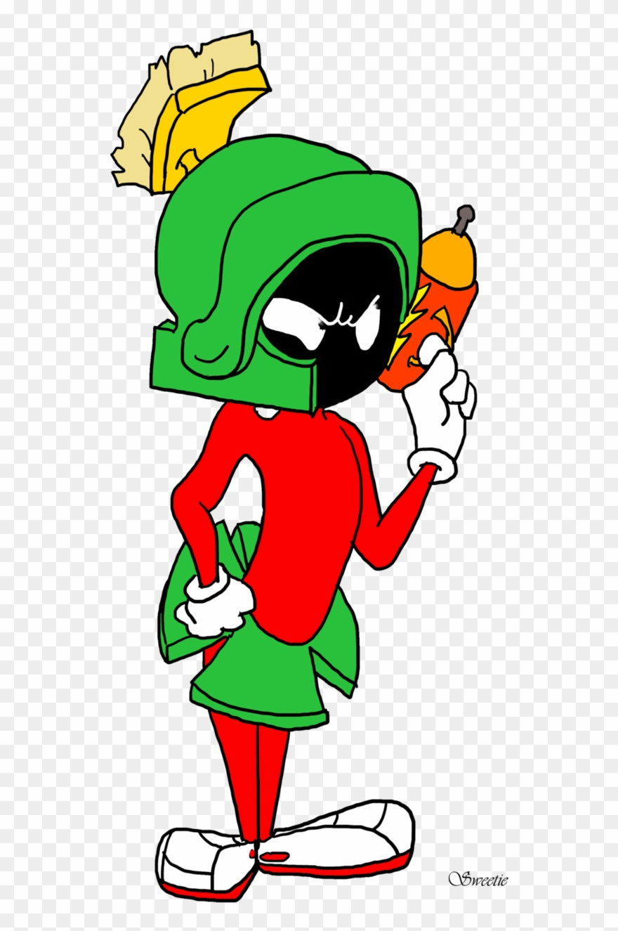 Marvin The Martian - Drawing Clipart