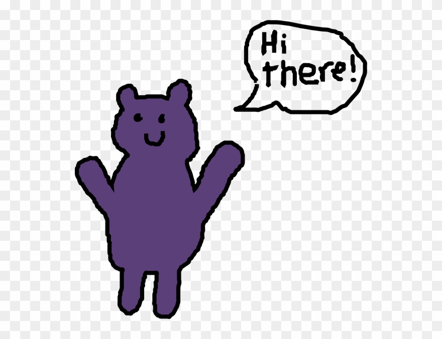 Purple Teddy Bear Clip Art - Clip Art - Png Download