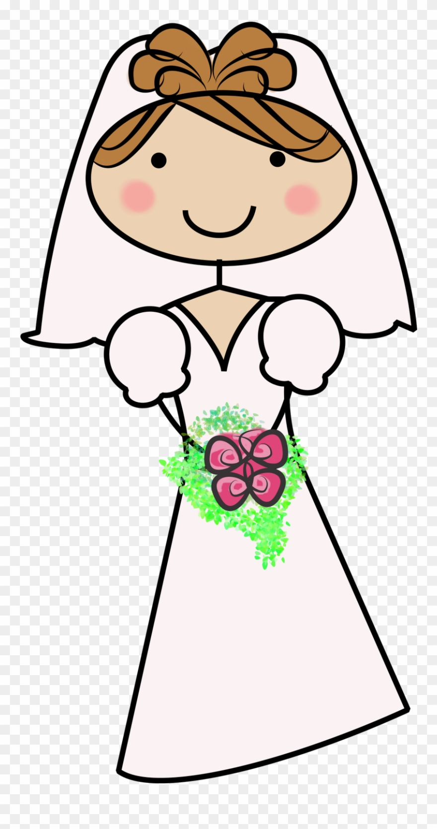 Bride - Drawing Clipart