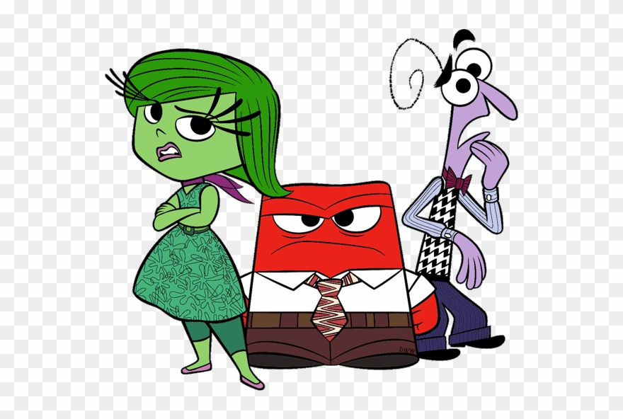 Fear Clipart Joy - Disgust Anger And Fear - Png Download