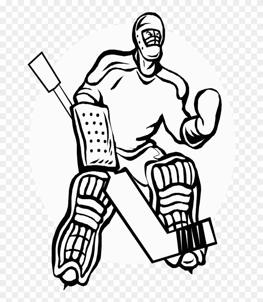 Coloring Pages Of Sports - Hockey Coloring Pages Clipart