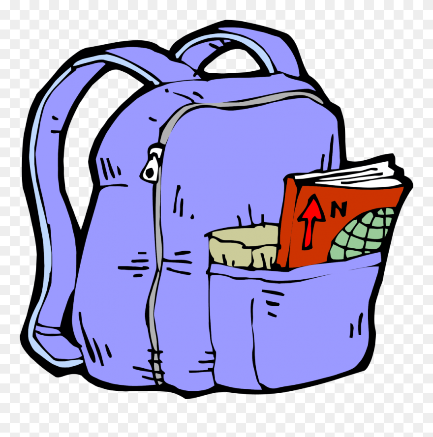 Office Equipment Clipart - Back Pack - Png Download