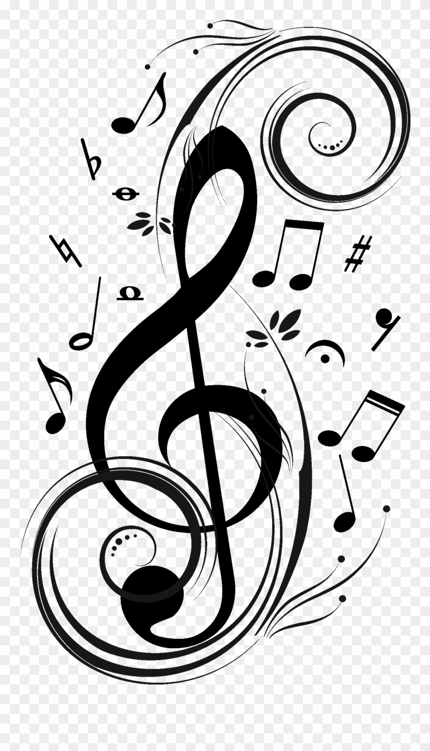 Vector Chansons Qui Plairont - G Clef Clipart