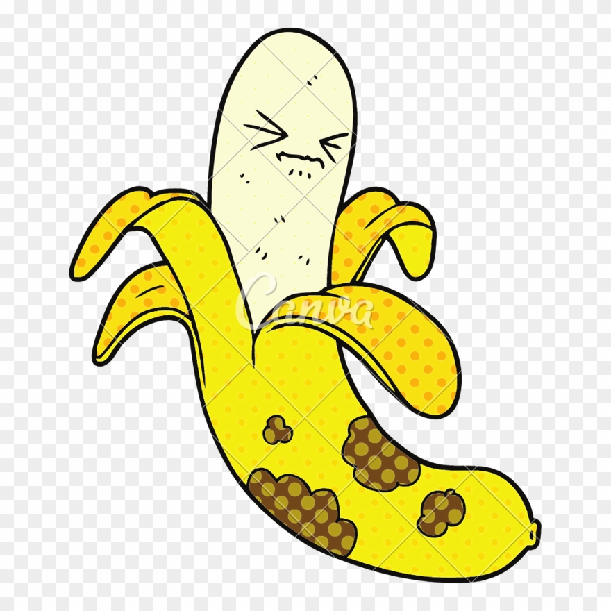 Cartoon Icons By Canva - Spoiled Fruit Transparent Background Clipart - Png Download