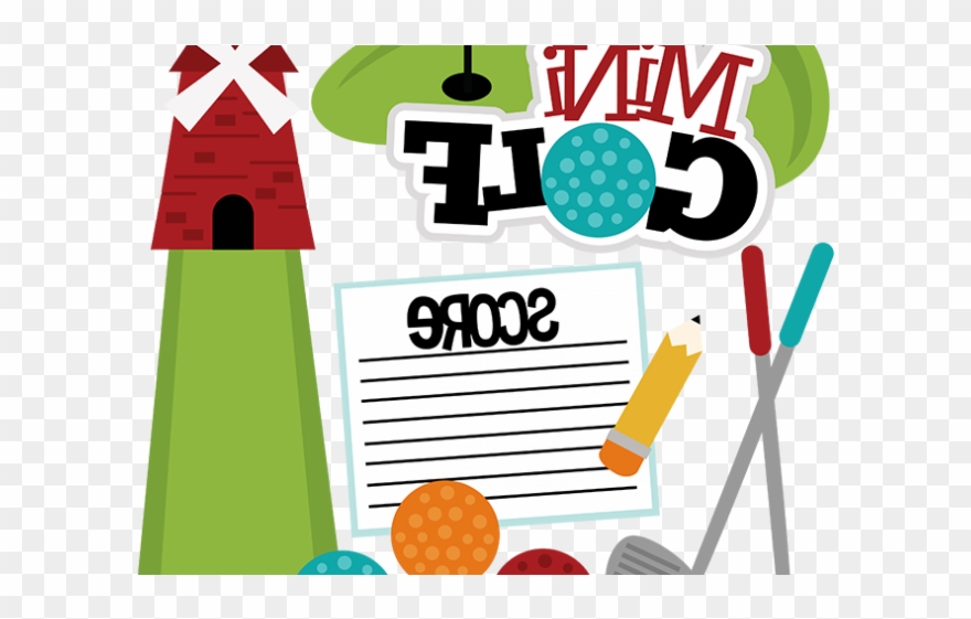 Mini Golf Clipart Illustration - Clip Art - Png Download