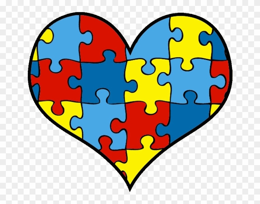 Autism Vector Heart - Autism Clipart - Png Download