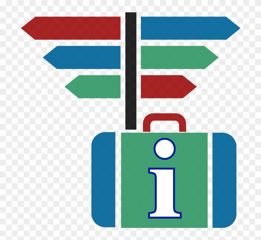 Suitcase Icon Blue Green Red Dynamic V33 - Suitcase Clipart