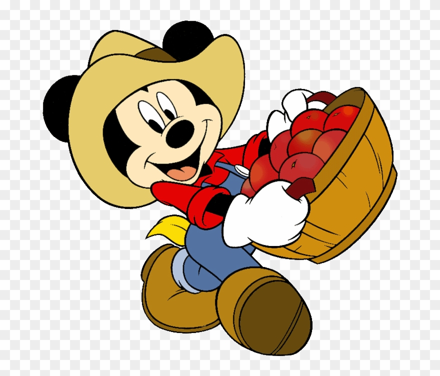 Mickey Mouse Clipart Cowboy - Mickey Mouse Farmer - Png Download