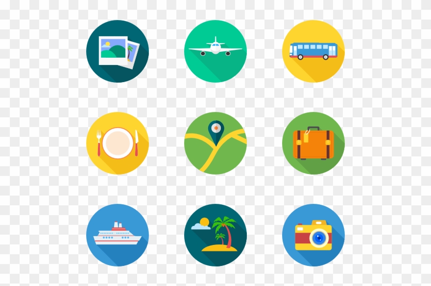 Travel Tourism & Holiday - Iconos De Turismo Png Clipart