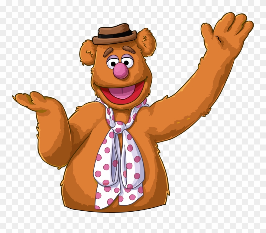 Fozzie Passport Cutout - Muppets Cartoon Fozzie Bear Clipart