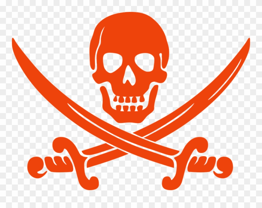 Pirate Map Clipart 27, Buy Clip Art - Pirate Skull And Crossbones - Png Download