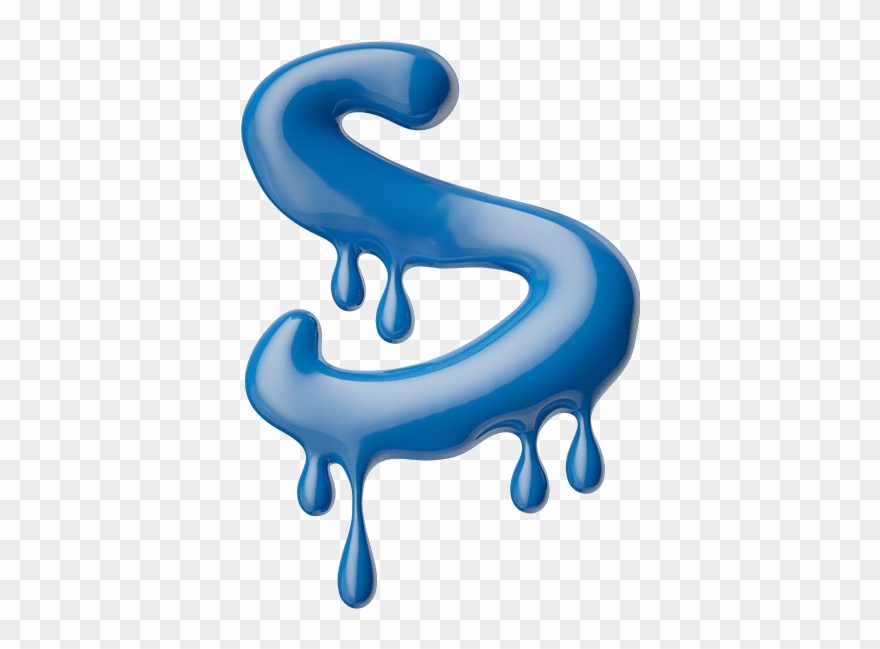 Melting Letter S Clipart