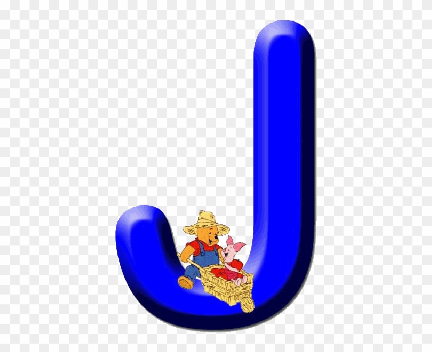 Abecedario Winnie The Pooh J Quilling Letters, Letter - Abecedario Winnie The Pooh Clipart