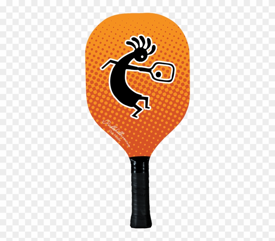 Pickleball Now Club - Pickleball Now Club Paddle, Orange Dot By Pickleball Clipart