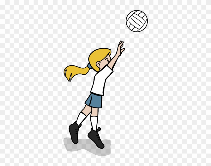 Volleyball - Y5/6 - Cartoon Clipart
