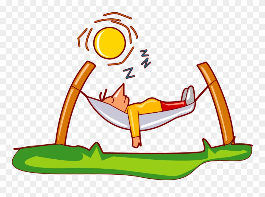 Before You Collapse In That Hammock, Make Sure You - Man Sleeping In Hammock Clipart - Png Download
