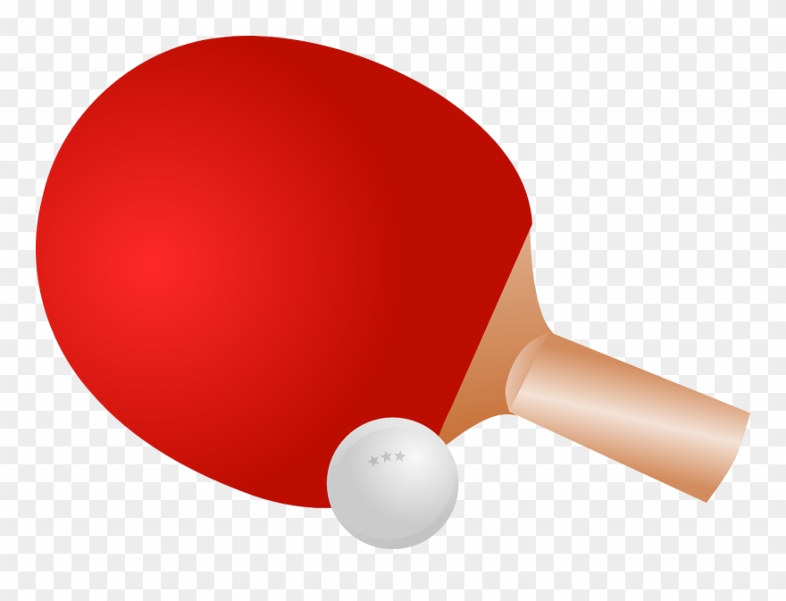 Pong And Paddle Ns - Table Tennis Racket Clipart - Png Download