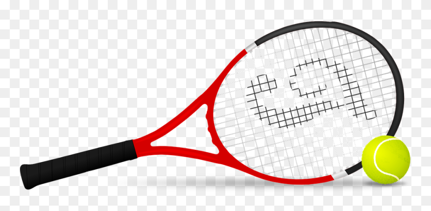 Clipart Tennis Racquet - Tennis Racket - Png Download