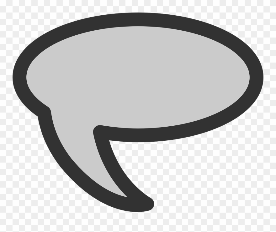 Cartoon Thought Bubble 16, Buy Clip Art - Message Clipart - Png Download