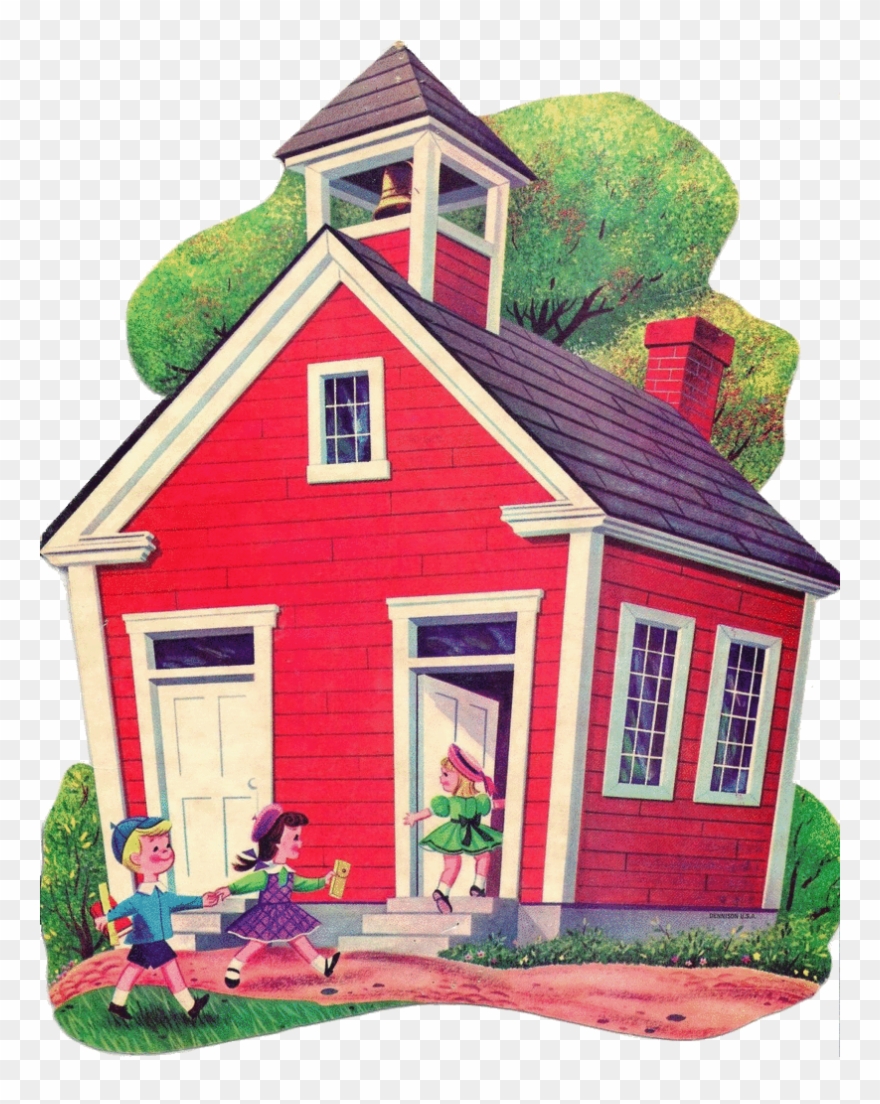 Free School House Clipart - Come Back Home From School - Png Download
