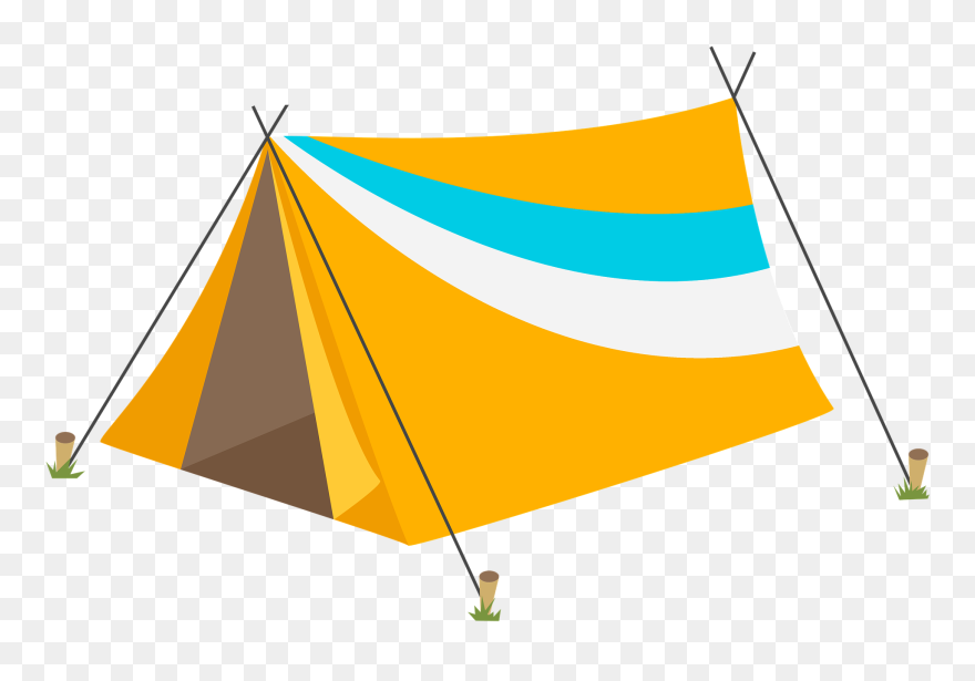 Camping Scenes Cliparts 12, Buy Clip Art - Casa De Campaña Dibujo - Png Download