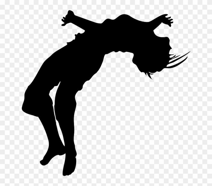 Gymnast Clipart Jump - Guy Doing A Flip - Png Download