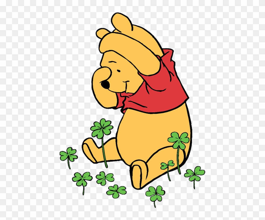 St Patricks Day Winnine Pooh Clipart > > 43,65kb - Happy St Patrick's Day Disney - Png Download