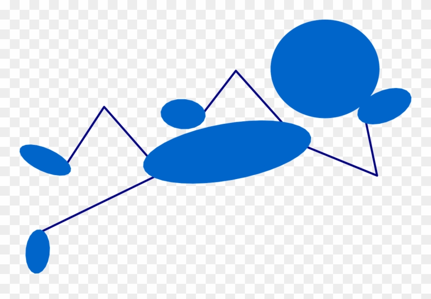 Stick Figure Sleeping 3, Buy Clip Art - Stick Man Lying Down - Png Download