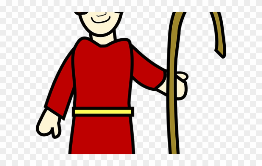 Bible Clipart Village - Cartoon Shepherd Png Transparent Png