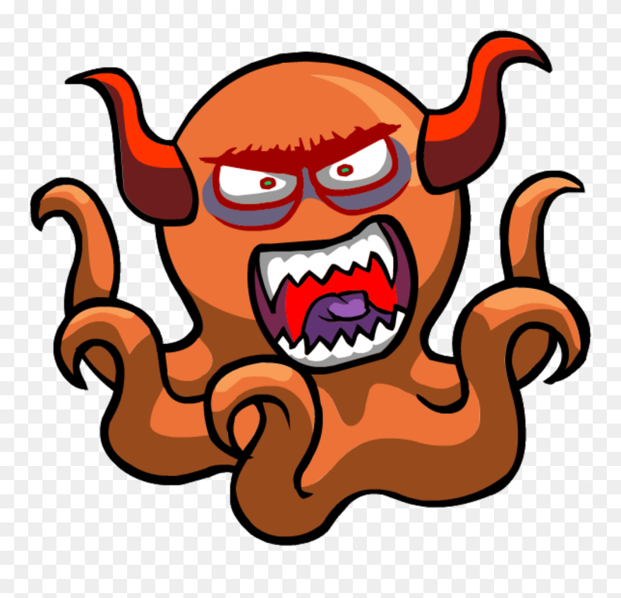 Cartoon Monsters Images 2, Buy Clip Art - Cartoon Monster No Background - Png Download