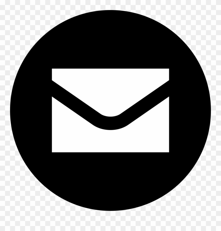 5 Stones - Email Icon White Png Clipart