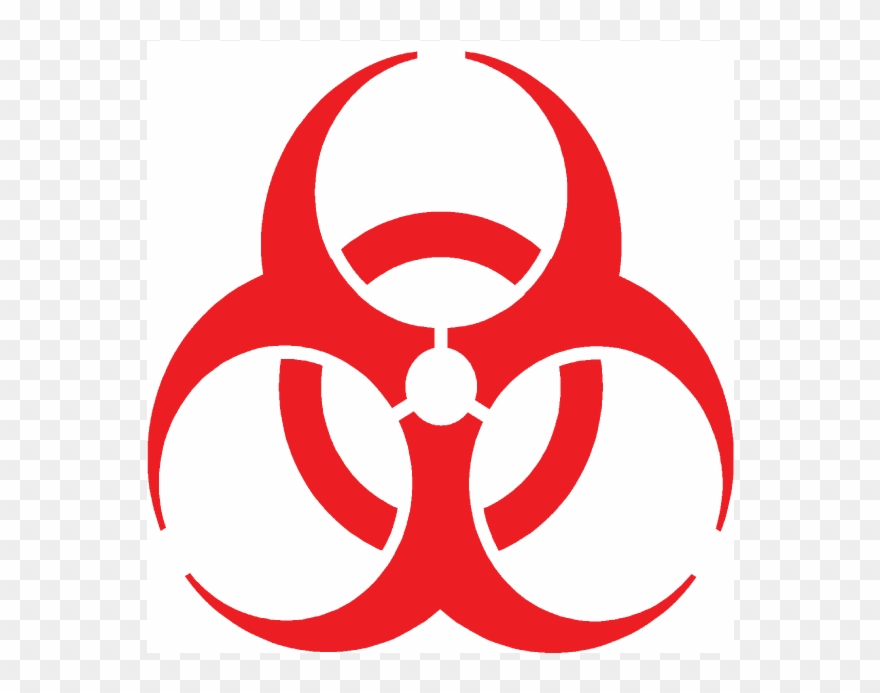 Hazardous Waste Symbol Clip Art - Biohazard Symbol Clip Art - Png Download