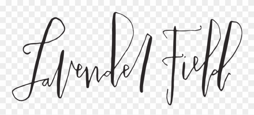 Papersoul Style - Fleur - Lavender Field - Calligraphy Clipart