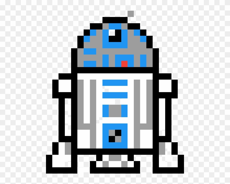 Star Wars Project - Pixel Art Star Wars R2d2 Clipart