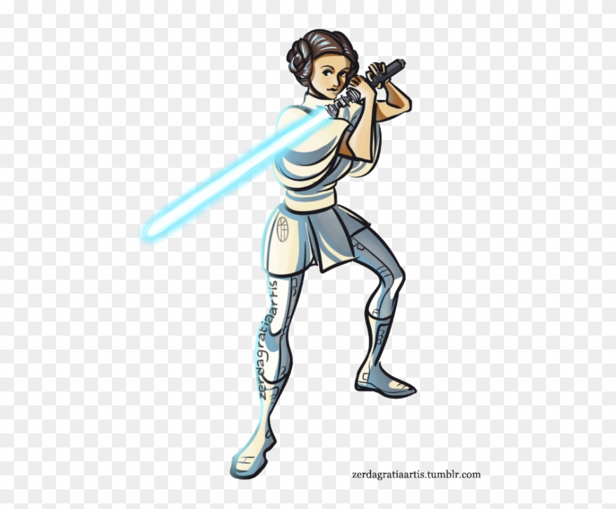Leia Star Wars - Cartoon Clipart