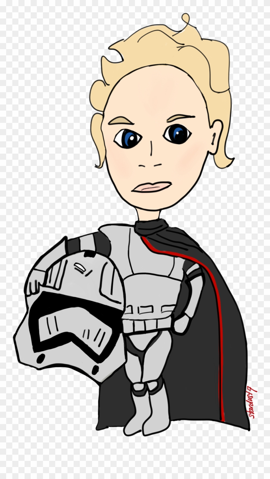 Very Smol Star Wars - Captain Phasma Clipart