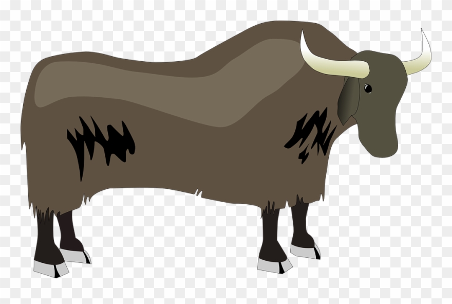 Cow Cliparts 8, Buy Clip Art - Yak Clipart Png Transparent Png