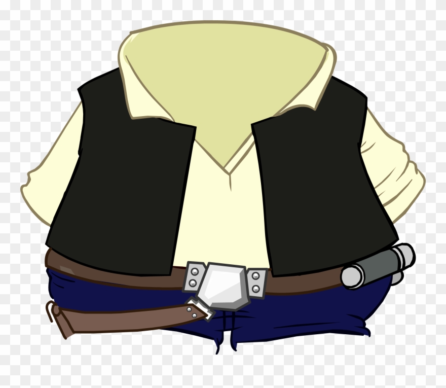 Han Solo Costume Clipart