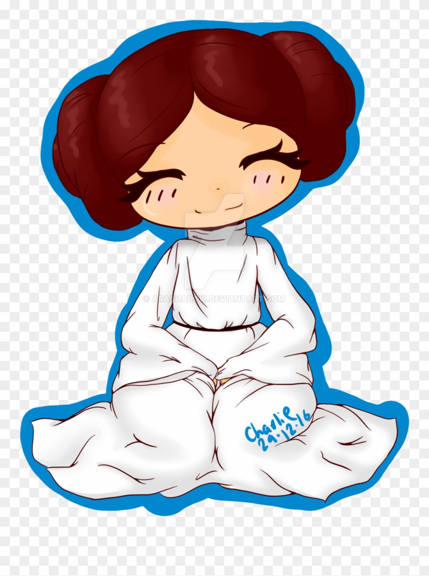 Princess Leia Clipart Yoda 5 Source - Princess Leia Clipart - Png Download