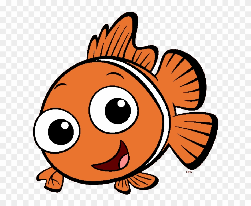 Clip Library Library Awesome Nemo Characters Ms Is - Cartoon Dory And Nemo - Png Download