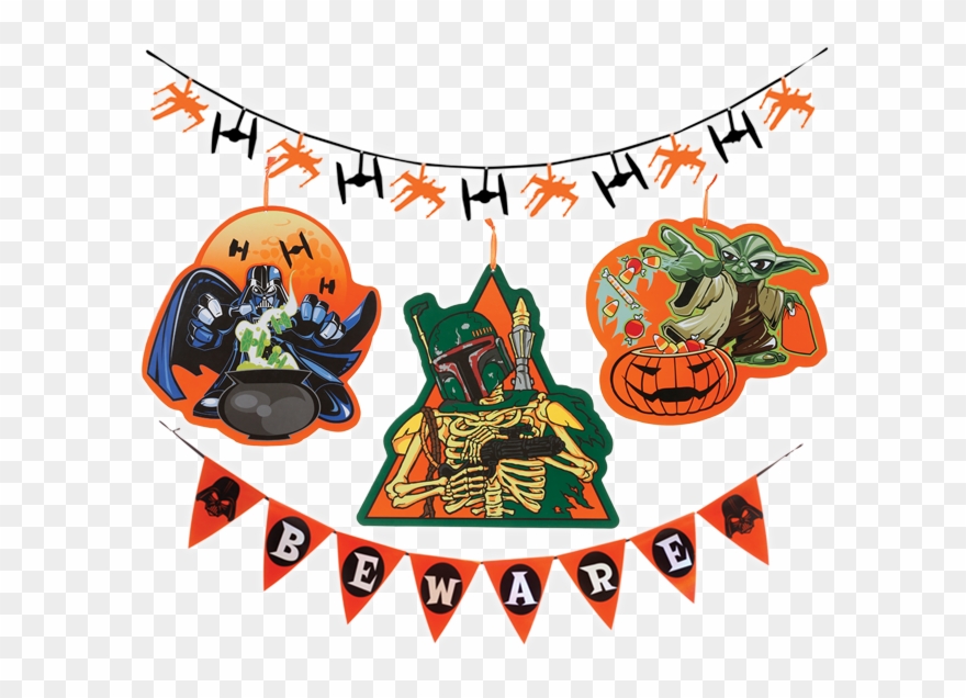 Star Wars Decorating Kit - Star Wars Party Decoration Kit Clipart